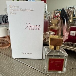Maison Francis Kurkdjian Baccarat Rouge 540 Perfume Empty Box and Bottle